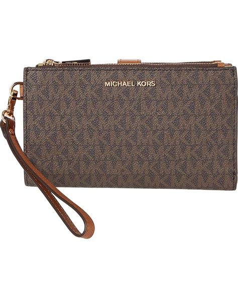 michael kors jet set charm wristlet|michael kors double zip wristlet.